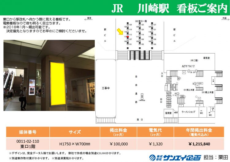 川崎駅_看板資料