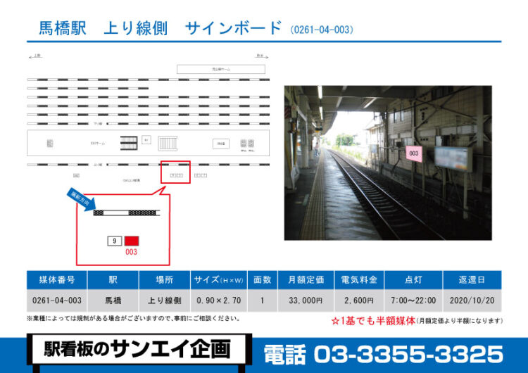 馬橋駅　看板　04-003