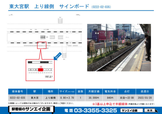 東大宮駅　看板　02-035