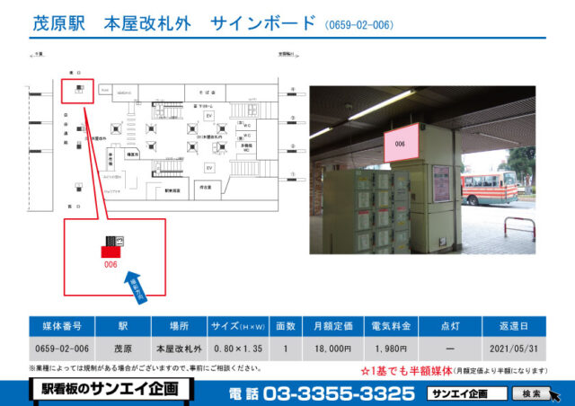 茂原駅　看板　02-006