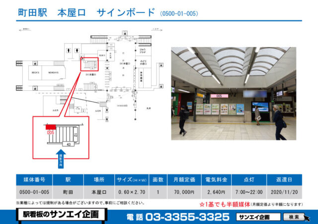 町田駅　看板　01-005