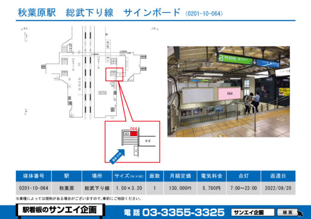 秋葉原駅　看板　10-064