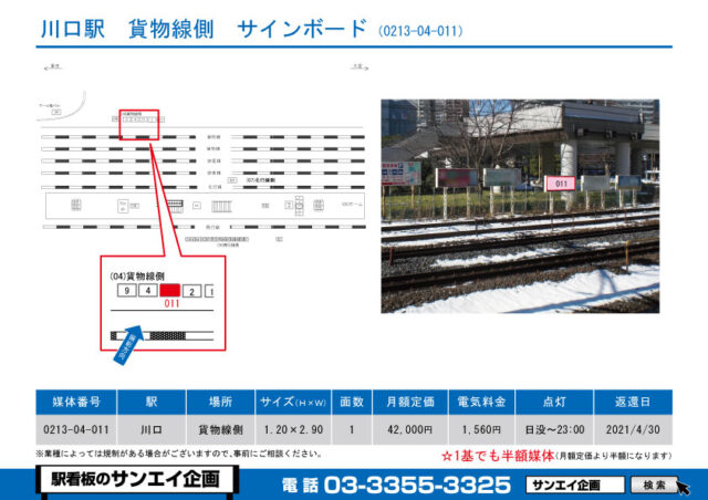 川口駅　看板　04-011