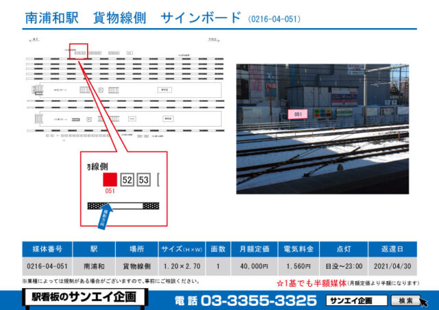 南浦和駅　看板　04-051