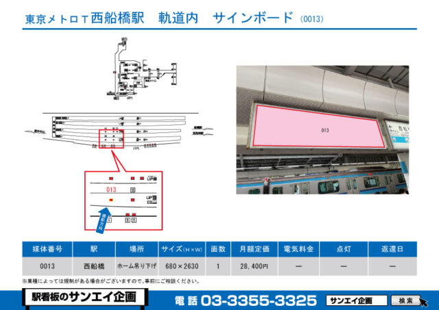 西船橋駅　看板　0013