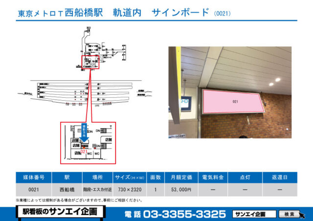 西船橋駅　看板　0021