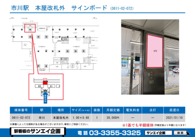 市川駅　看板　02-072