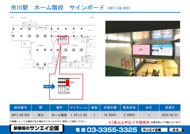 市川駅　看板　04-024