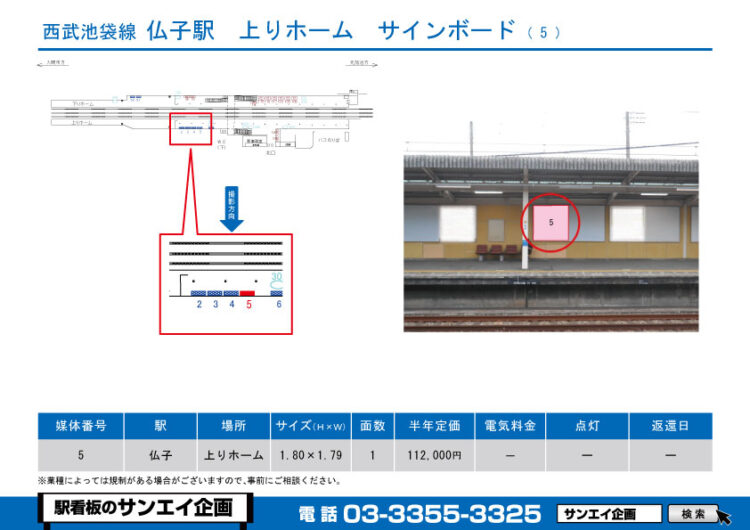 仏子駅　看板　5